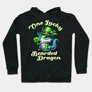 One Lucky Bearded Dragon St Patricks Day Hoodie